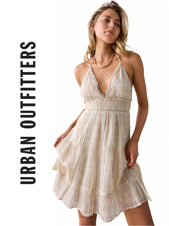 Urban Outfitters Dresses & Skirts - Urban Outfitters Kimchi Blue Phoebe Open-Back Halter Dress